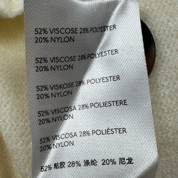 Anthropologie Sweater Womens Extra Small Cream Tunic Neutral Preppy Career Comfy - Picture 9 of 13